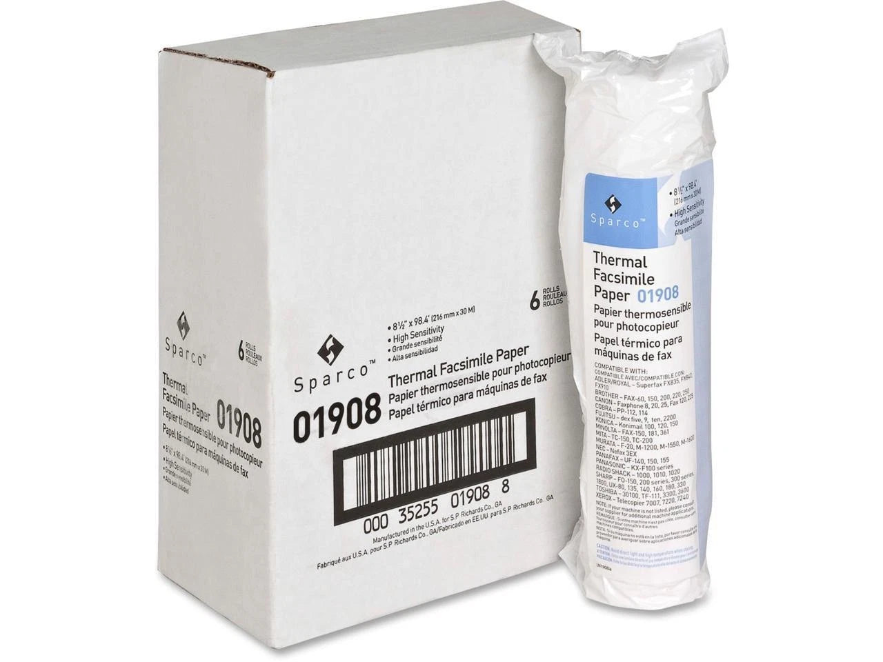 '01908 - Sparco Thermal Paper