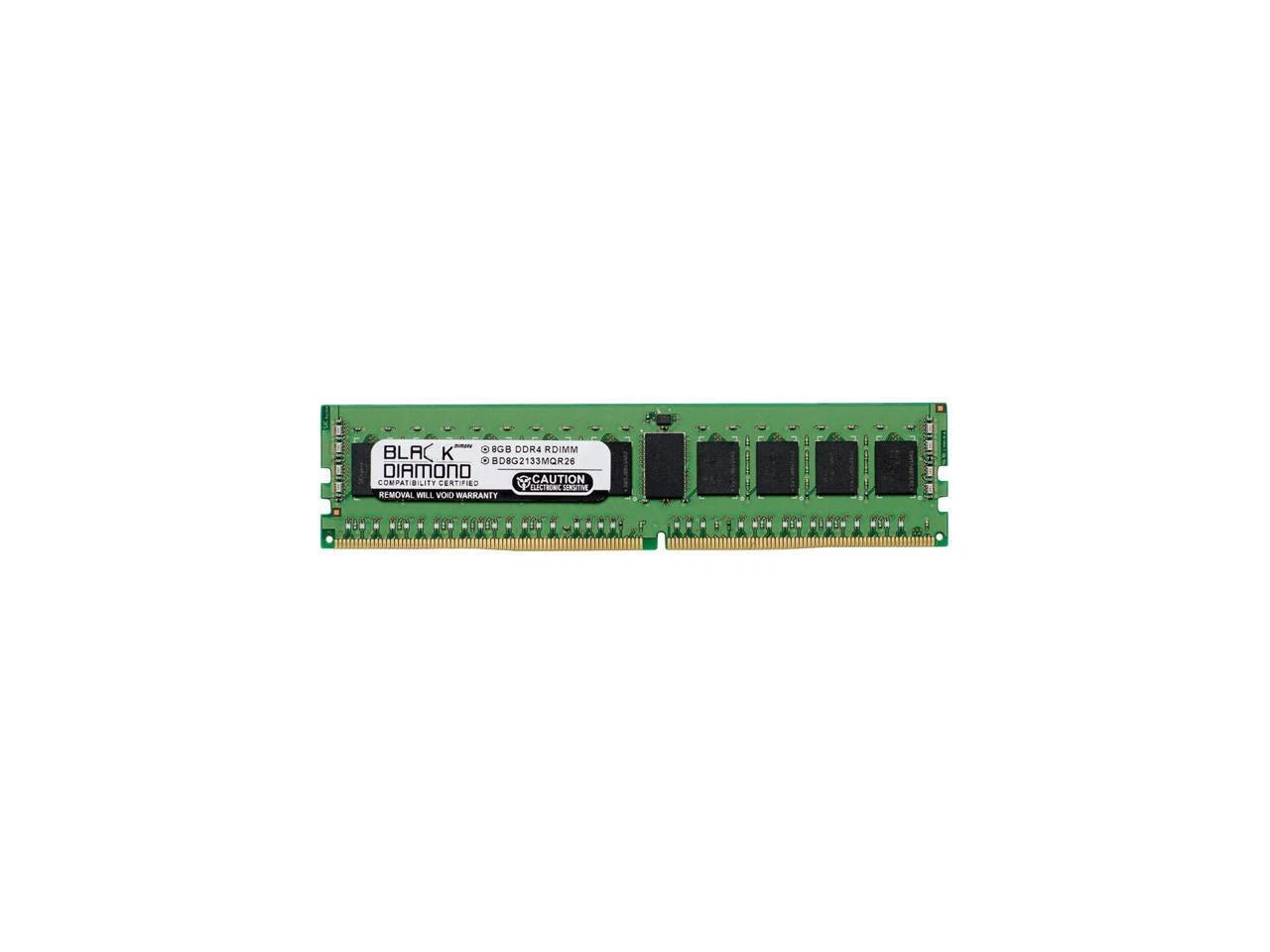 BD8G2133MQR26 - Black Diamond Memory 8GB ECC Registered DDR4 2133 PC4 17000 Server Memory