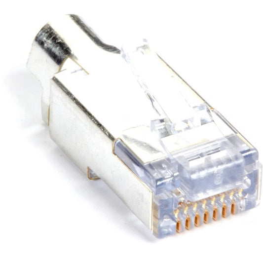 C6EZSP-100PAK - Black Box Shielded CAT6 EZ-RJ45 Modular 1 x RJ-45 Male