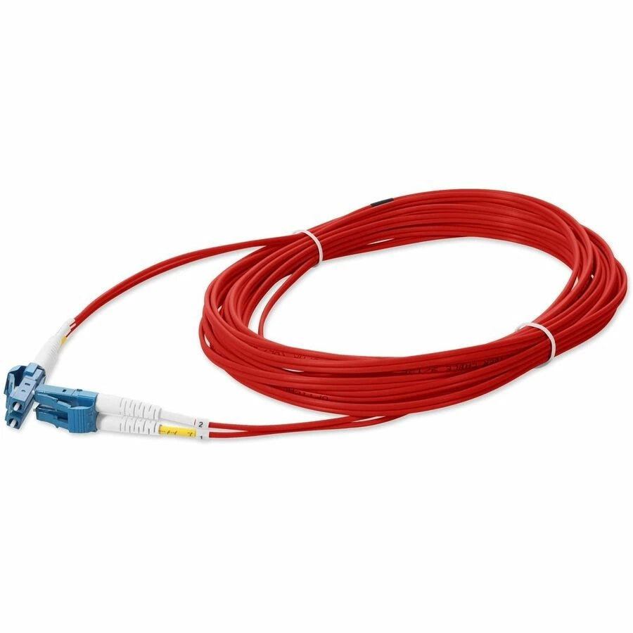 ADDLCLC1M9SMFRD - AddOn 1m LC to LC Red OS2 Duplex OFNR Riser-Rated SMF Fiber Patch Cable
