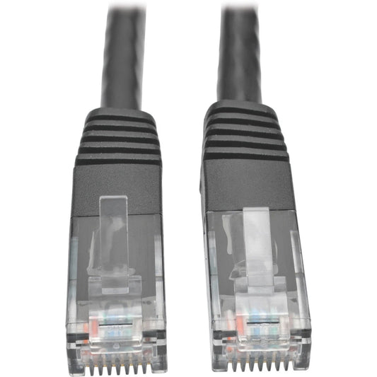N200-025-BK - Tripp Lite Cat6 Gigabit Rj45 550mhz Black Molded Patch Cable