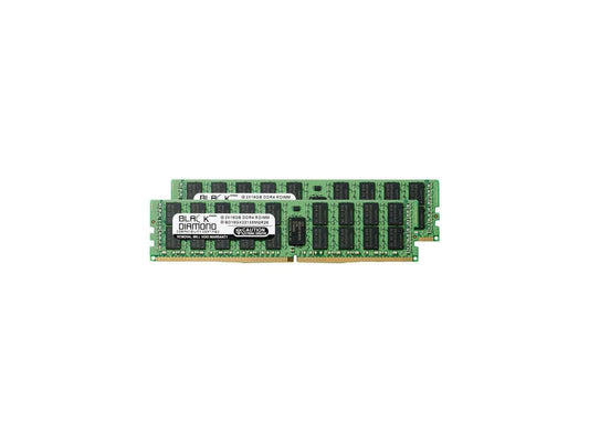 BD16GX22133MQR26 - Black Diamond Memory 32GB 2 x 16GB 288-Pin DDR4 SDRAM ECC Registered DDR4 2133