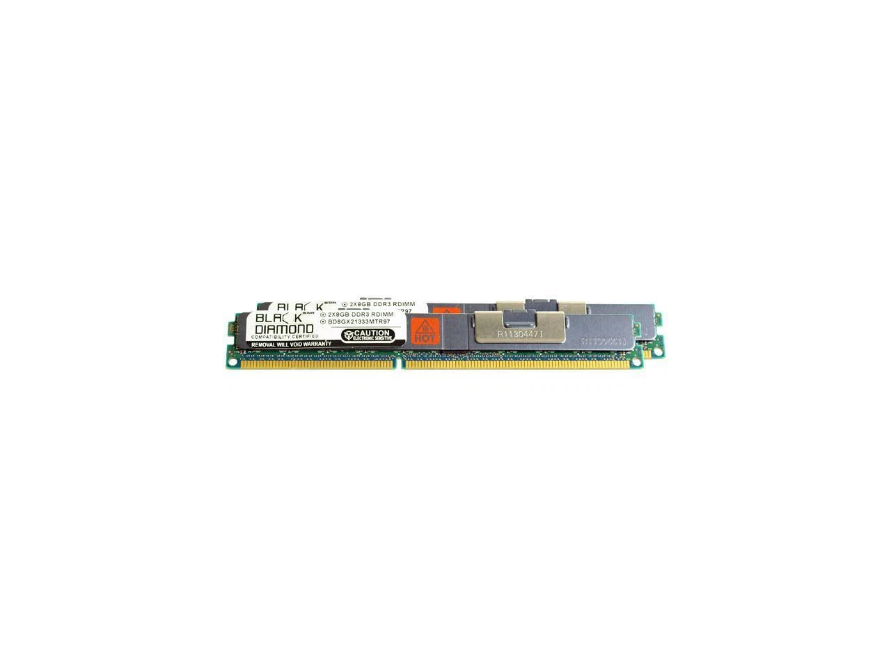 BD8GX21333MTR97 - Black Diamond Memory VLP 16GB 2 x 8GB ECC Registered DDR3 1333 PC3 10600