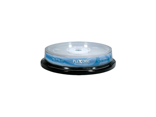 645-212 - Plexdisc PlexDisc 50GB 6X BD-R DL White Inkjet Hub Printable 10 s Disc