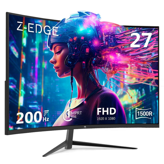 UG27 - Z-Edge Ug27 27-in. 1080p 200-hz Curved Gaming Monitor