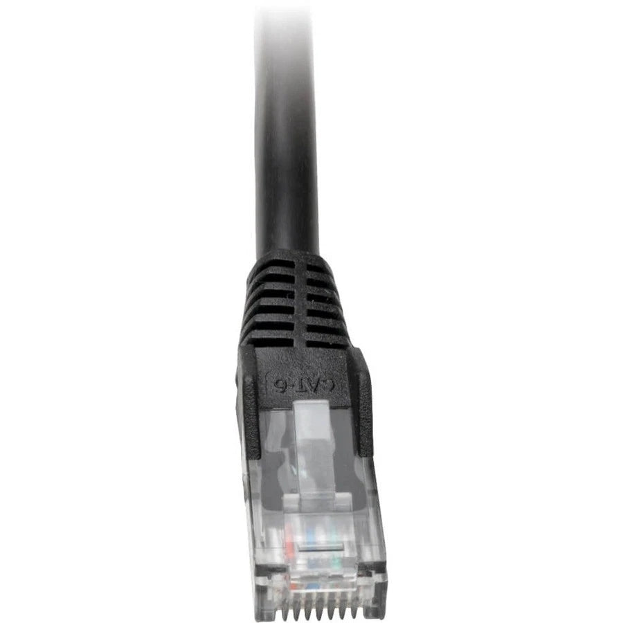 N201002BK - Tripp Lite 2ft Cat6 Gigabit Snagless Molded Patch Cable RJ45 Black 2'