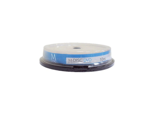 MDDPR04WIP-10 - Vinpower M-Disc 4.7GB Inkjet Printable DVD+R Archival Recordable Media10 Disc MD