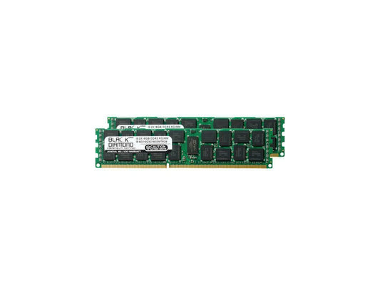 BD16GX21866MTR26DE - Black Diamond Memory 32GB 2 x 16GB 240-Pin DDR3 SDRAM DDR3 1866 PC3 14900