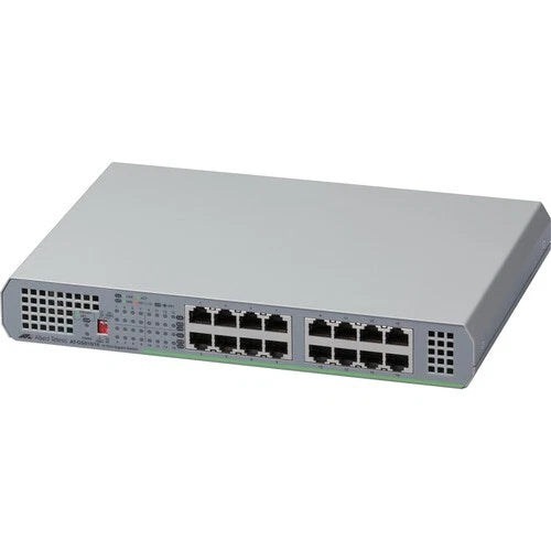 AT-GS910 - Allied Telesis 16-Port 10/100/1000T Unmanaged Switch Internal PSU