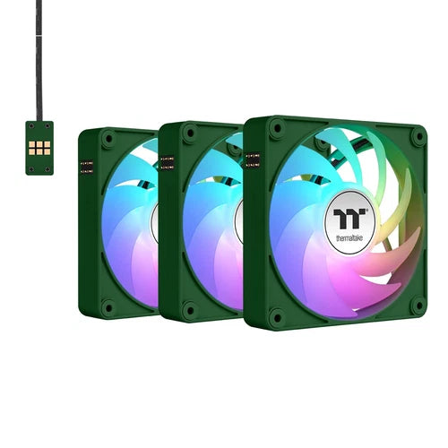 CL-F226-PL12RG-A - Thermaltake CT120 EX Reverse ARBG Sync PC Cooling Fan Racing Green
