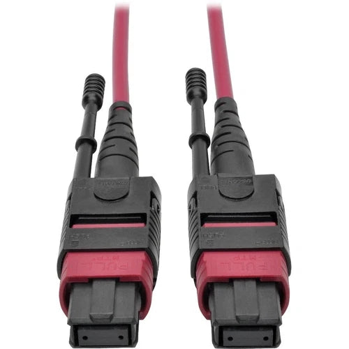 N84502M12MG - Tripp Lite 2M 12 Fiber 40/100 GbE OM4 Plenum-Rated MTP/MPO Multimode Patch Cable