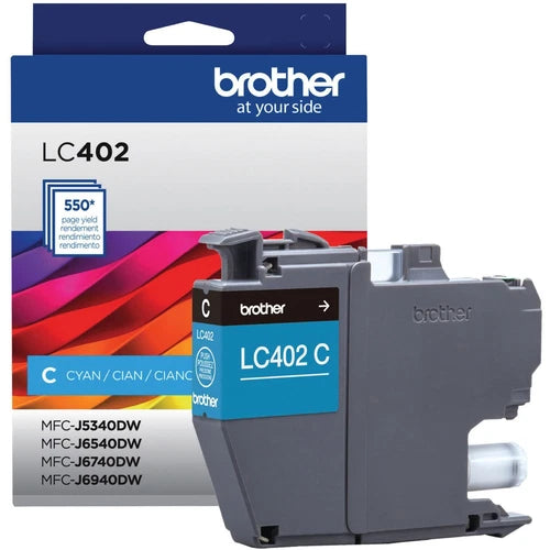 LC402CS - Brother Inkjet Ink Cartridge Cyan