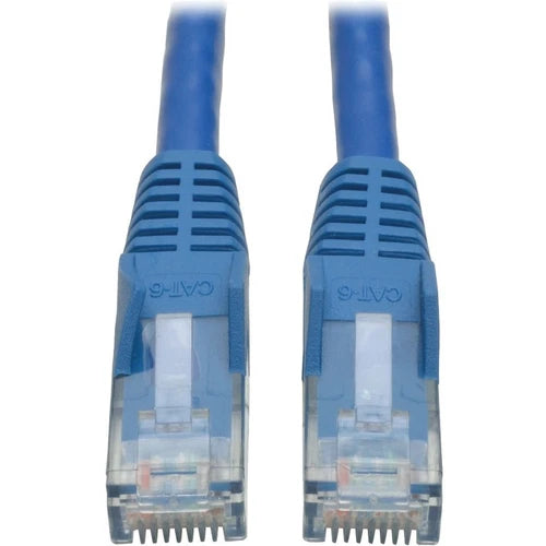 N201-008-BL - Tripp Lite Cat6 GbE Gigabit Ethernet Snagless Molded Patch Cable UTP Blue
