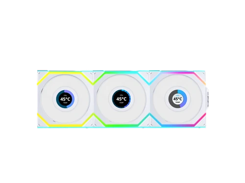 12RSLLCD1W3W - Lian Li UNI Fan SLLCD Wireless 120Triple Reverse Blade ARGB Fan