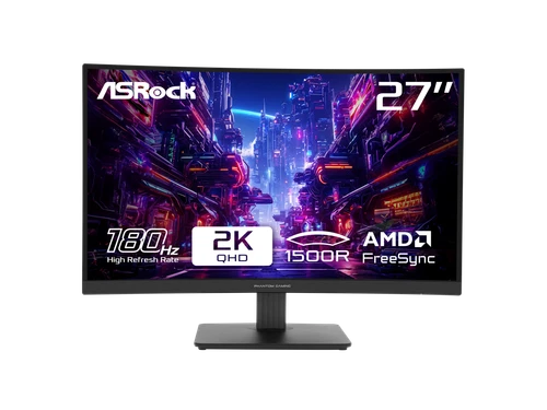 PG27QRT1B - ASRock 27" 180Hz VA QHD Gaming Monitor