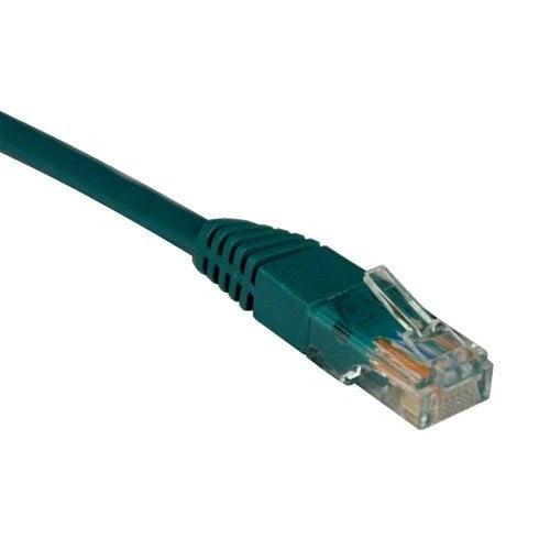 N001-007-GN - Tripp Lite 7-ft. Cat5e 350MHz RJ45 Green Snagless Molded Cable