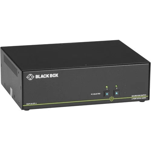 SS2P-SH-DP-U - Black Box NIAP 3.0 2-Port Single-Head DisplayPort KVM Switch