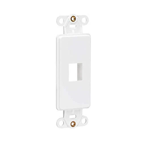 N042D-001V-WH - Tripp Lite Decora Wall Plate Insert Decorative Center Plate Vertical 1 Port