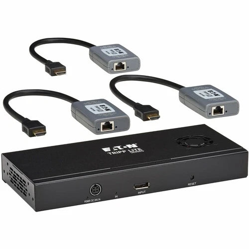 B156E003H8KK - Tripp Lite 3-Port DisplayPort to HDMI Splitter/Extender Kit over Cat6 TAA