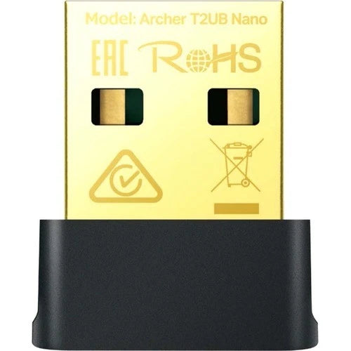 ARCHERT2UBNANO - TP-Link Archer T2UB Nano Nano 2-in-1 USB WiFi Bluetooth Adapter AC600