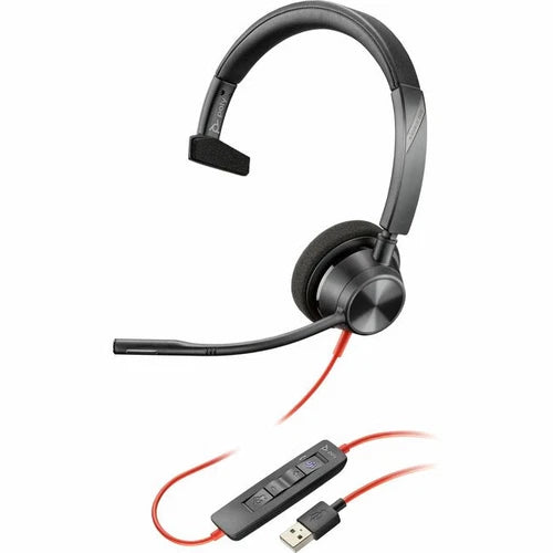 8M3T8AAABA - Poly Blackwire 3310 Microsoft Teams USB-A Headset TAA