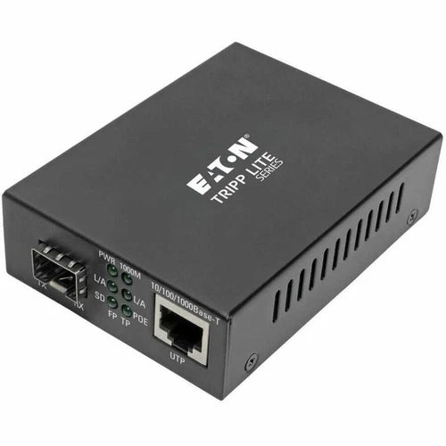 N785INTPSFP - Tripp Lite Gigabit SFP Fiber to Ethernet POE+ Media Converter