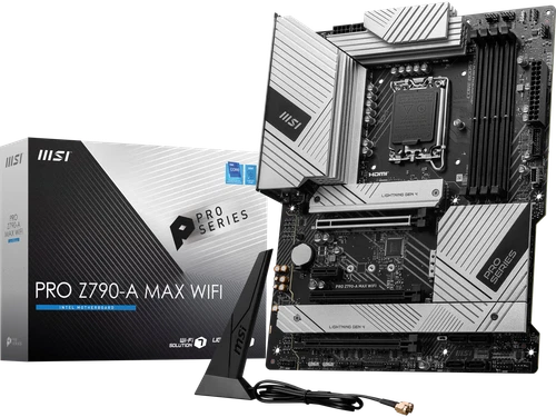Z790-AMAX - Intel MSI LGA 1700 12th-14th gen DDR5 ATX Motherboard 4x M.2 Slots