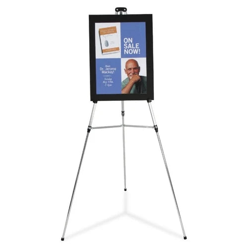QRT50E - GBC Quartet 66" 25lb Load Flip Chart Stand Aluminum