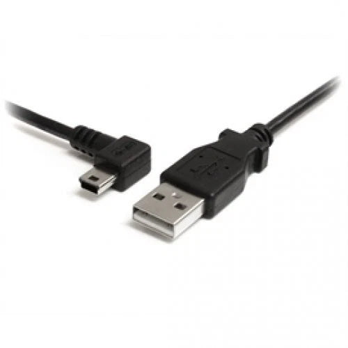USB2HABM3LA - StarTech 3ft Mini USB Cable A to Left Angle Mini B Type A Male USB
