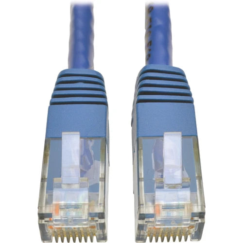 N200-006-BL - Tripp Lite Cat6 Gigabit Molded Patch Cable Rj45 550mhz 24 Awg Blue 6'