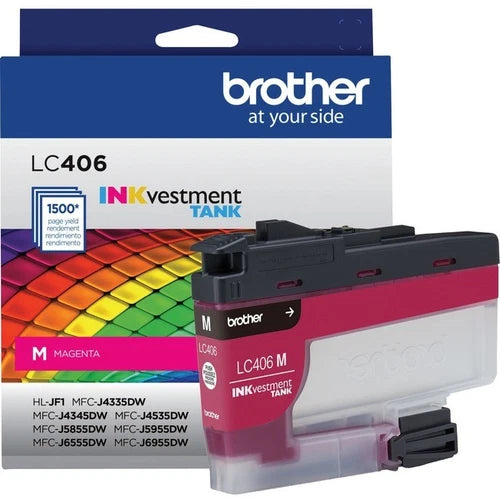 LC406MS - Brother INKvestment LC406M Ink Cartridge Magenta