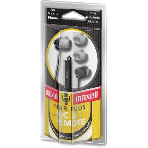 190300 - Maxell In-Ear Earbuds Microphone Remote