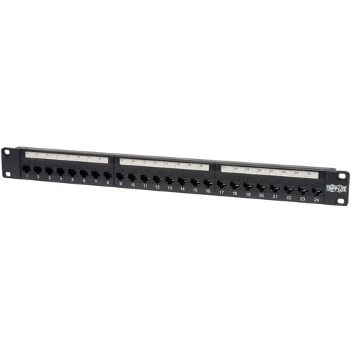N054-024 - Tripp Lite 24-Port Cat5/5e Feedthrough RJ45 Patch Panel Rackmount TAA