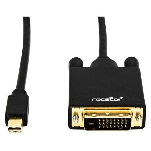 Y10C164-B1 - Rocstor 6ft Mini DisplayPort to DVI Cable Mini DisplayPort to DVI