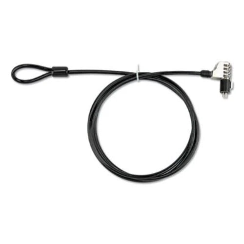 IVR64673 - Innovera Combination Laptop Lock 6ft Steel Cable