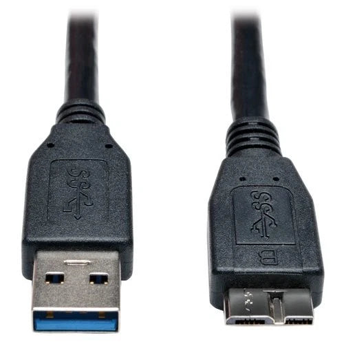 U326-006-BK - Tripp Lite USB 3.0 Micro-b Black 6-ft USB Superspeed Device Cable