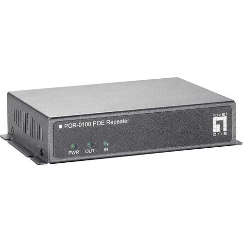 POR-0100 - CP Technologies LevelOne Indoor 1 Port PoE Repeater