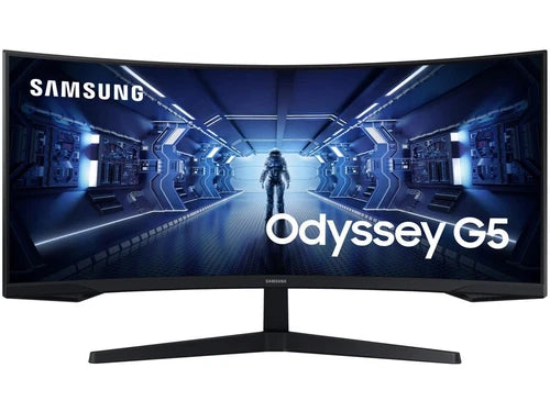 LC34G55TWWNXZA - Samsung Odyssey G5 C34G55TWWN 34" Class UW-QHD Curved Screen Gaming LCD Monitor