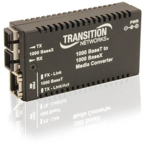 M-GE-T-SFP-01-NA - Transition Networks Mini Gigabit Ethernet Media Converter