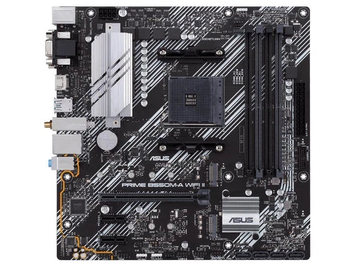 90MB19X0-M0AAY0 - AMD Asus Prime B550M-A WiFi II AM4 3rd Gen Ryzen Micro ATX Motherboard