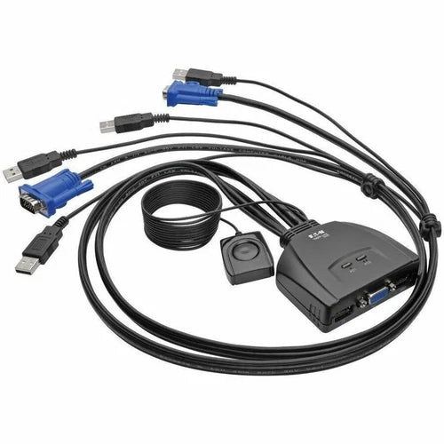 B032VU2 - Tripp Lite 2-Port USB/VGA Cable KVM Switch