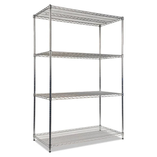 ALESW504824SR - Alera NSF Industrial 4-Shelf Wire Shelving Kit 48w x 24d x 72h