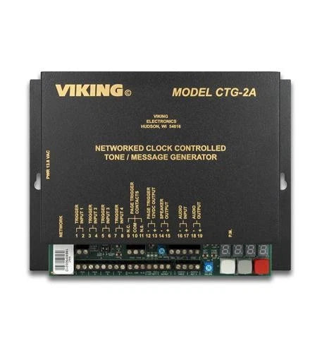 CTG-2A - Viking Master Clock Network Clock Controlled Tones or Messages