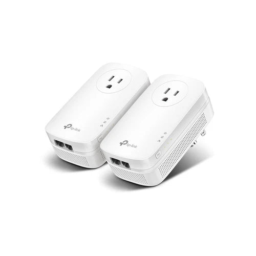 TLPA9020PKIT - TP-Link AV2000 2-Port Gigabit Passthrough Powerline Starter Kit