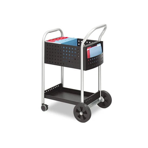 5238BL - Safco Scoot Dual-Purpose Mail and Filing Cart Metal