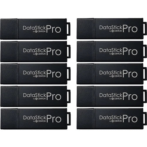 S1U3P664G10B - Centon DataStick Pro USB 3.2 Type A Flash Drive 64GB Black 10/