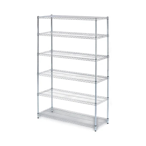 SW664818SR - Alera NSF 6Shelf Wire Shelving Kit 48wx18dx72h ALE