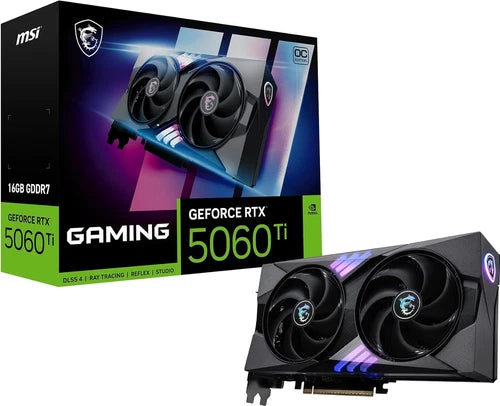 G506T16GC - MSI Gaming RTX 5060 Ti 16G Gaming OC Graphics Card 16GB GDDR7 128-bit Extreme