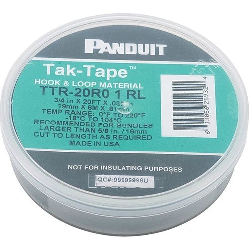 TTR20R0 - Panduit Hook & Loop Cable Ties