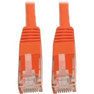 N200-100-OR - Tripp Lite Premium 100ft Cat6 RJ-45 Patch Network Cable